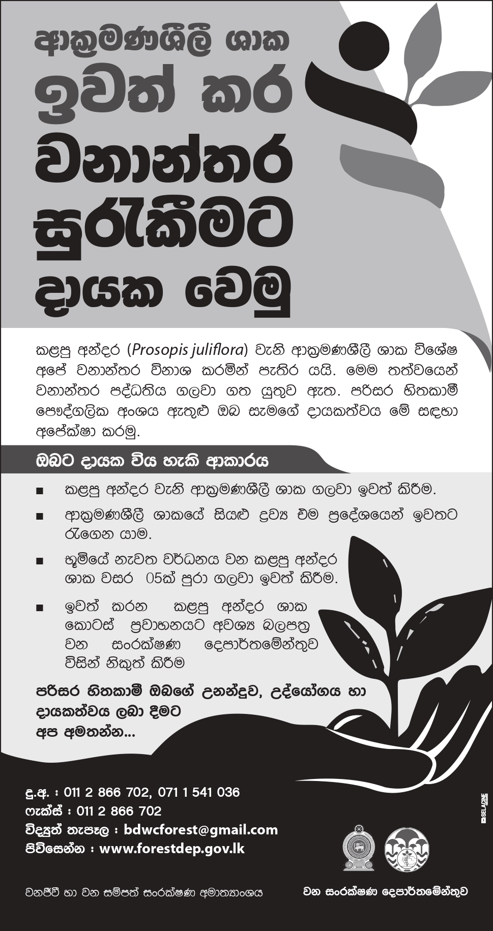 Forest Department Paper Ad Sinhala New 2 page 0001
